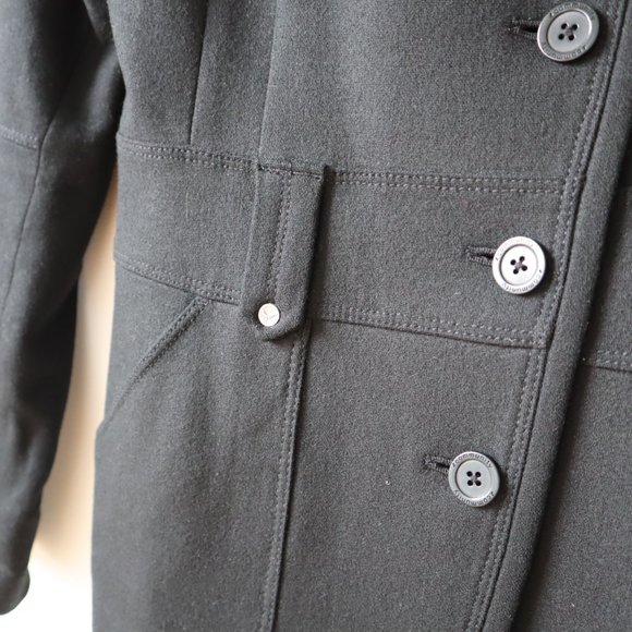 Community Military Style Black Jacket, Size 2 - Picture 5 of 17